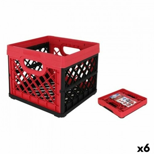 Multi-use Box Tontarelli Red Squared 33,5 x 33, x 27,9 cm (6 Units) image 1