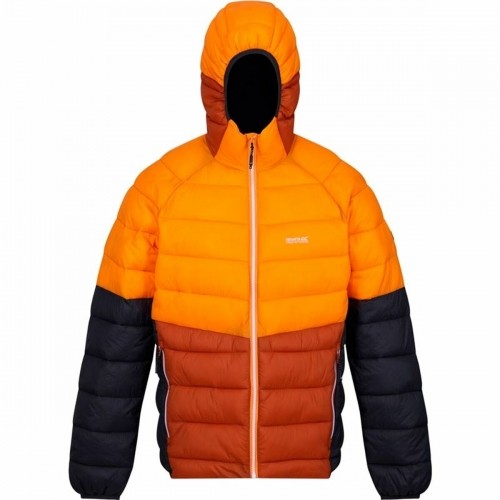 Men's Rainproof Jacket Regatta Harrock II Ora Dark Orange image 1