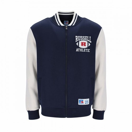 Men's Sports Jacket Russell Athletic Bomber Ty Navy Blue image 1