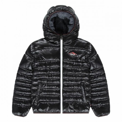 Children's Sports Jacket Levi's Sherpa Lined Mdwt Puffer J Black image 1