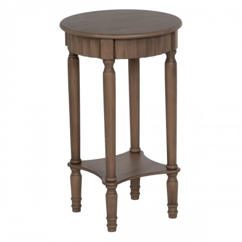 Bigbuy Home Вспомогательный столик Коричневый древесина сосны Деревянный MDF 40 x 40 x 66 cm image 1