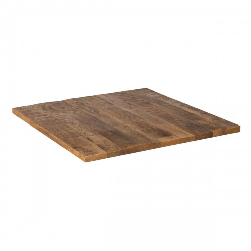 Table top Squared Beige Mango wood 80 x 80 x 3 cm image 1
