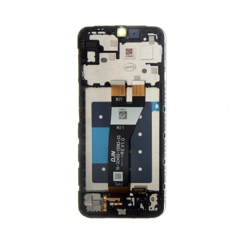 LCD display + Touch Unit + Front Cover Samsung A146 Galaxy A14 5G Black (Service Pack) image 1