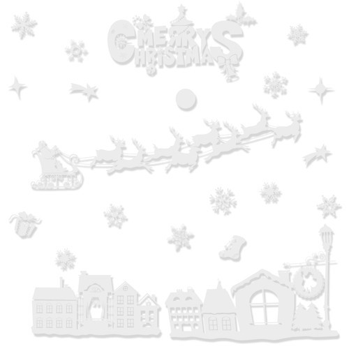 Christmas window stickers Ruhhy 22305 (17074-0) image 1
