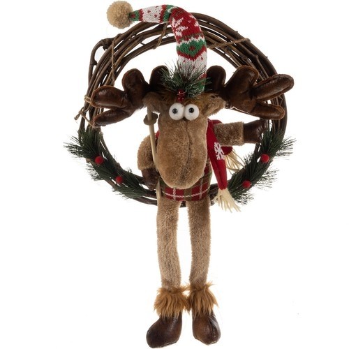 Christmas wreath on the door - reindeer Ruhhy 22316 (17056-0) image 1