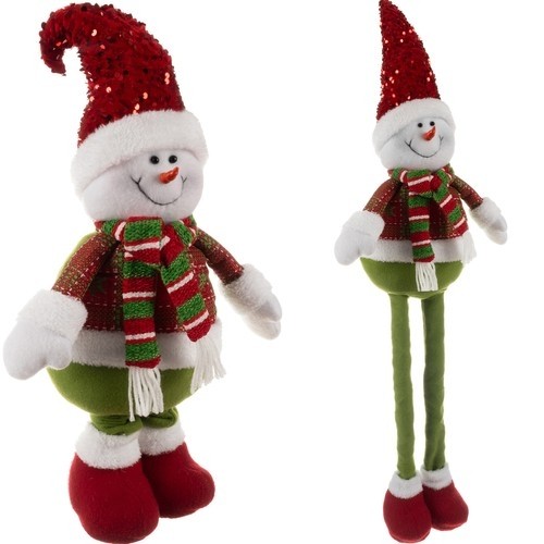 Christmas snowman - telescopic 95cm Ruhhy 22331 (17043-0) image 1