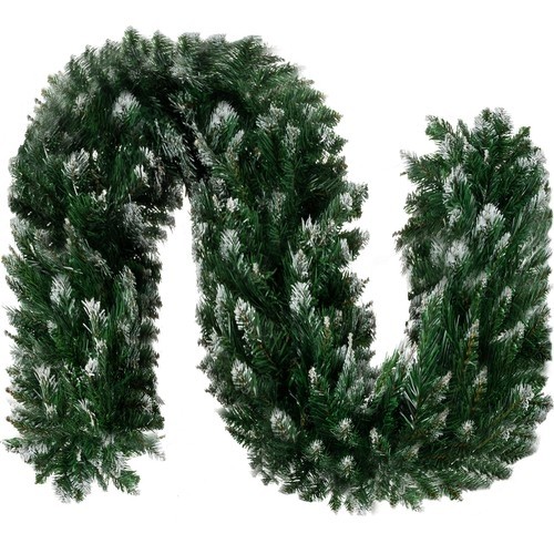 Snow-covered Christmas tree garland 2.7m HQ Ruhhy 22326 (17012-0) image 1