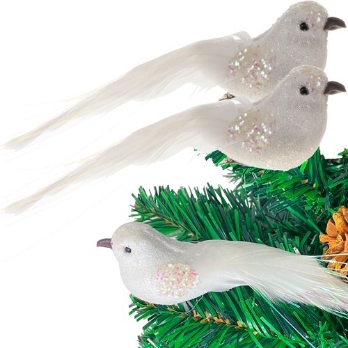 Christmas tree baubles - birds 2 pcs. Ruhhy 22338 (16920-0) image 1