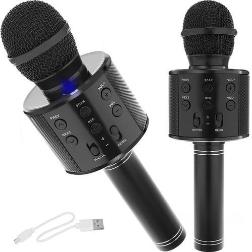 Karaoke microphone - black Izoxis 22189 (16803-0) image 1