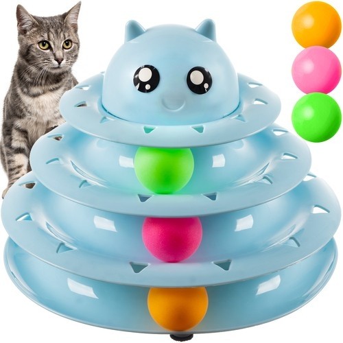 Cat toy - tower with balls Purlov 21837 (16746-0) image 1