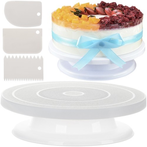 Ruhhy Rotating plate + 3 spatulas for cake decoration (15995-0) image 1