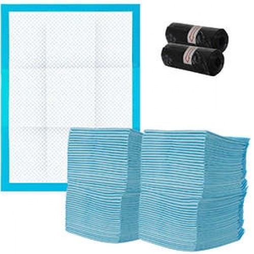 Purlov Absorbent hygienic underlay - 100 pcs. + pouches (15601-0) image 1