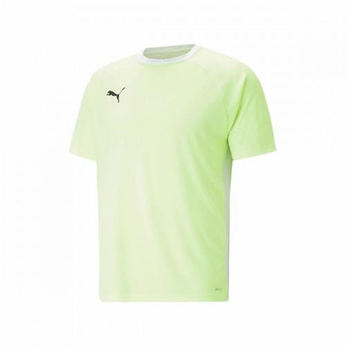 Men’s Short Sleeve T-Shirt TEAM LIGA  Puma 931832 01 Padel Yellow image 1