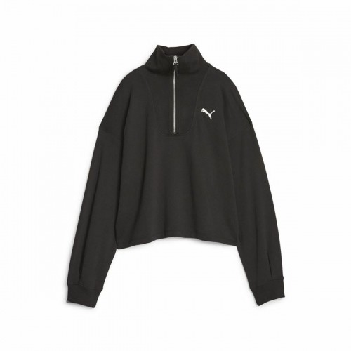 Women’s Sweatshirt without Hood Puma 676005 01 Black image 1