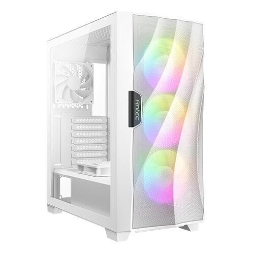 Case|ANTEC|DF700 FLUX WHITE|MidiTower|Case product features Transparent panel|Not included|ATX|MicroATX|MiniITX|Colour White|0-761345-80074-7 image 1