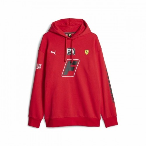 Vīriešu Sporta Krekls ar Kapuci Puma Ferrari Race Garage Sarkans image 1