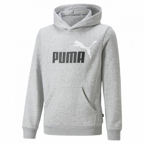 Детская толстовка Puma Ess+ 2 Col Big Logo Светло-серый image 1