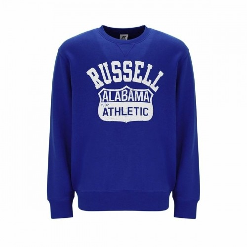 Men’s Sweatshirt without Hood Russell Athletic State Blue image 1