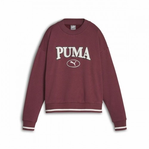 Women’s Sweatshirt without Hood Puma Squad Crew Fl Dark Red image 1