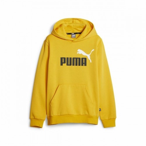 Детская толстовка Puma Ess+ 2 Col Big Logo Жёлтый image 1