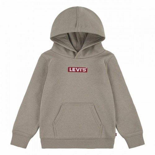 Детская толстовка Levi's Boxtab Светло-коричневый image 1