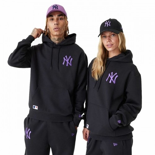 Unisex Hoodie New Era League Essentials New York Yankees Black image 1