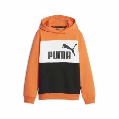 Детская толстовка Puma Ess Block Fl Оранжевый image 1