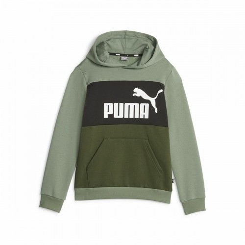 Children’s Sweatshirt Puma Ess Block Fl Green image 1