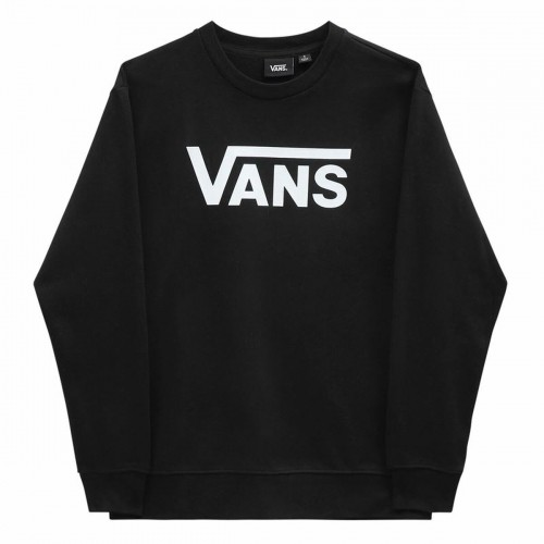 Sieviešu Sporta Krekls bez Kapuča Vans Drop V Logo BFF Crew Melns image 1