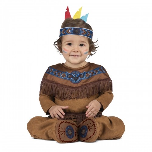 Маскарадные костюмы для младенцев My Other Me nativo americano Коричневый (3 Предметы) image 1