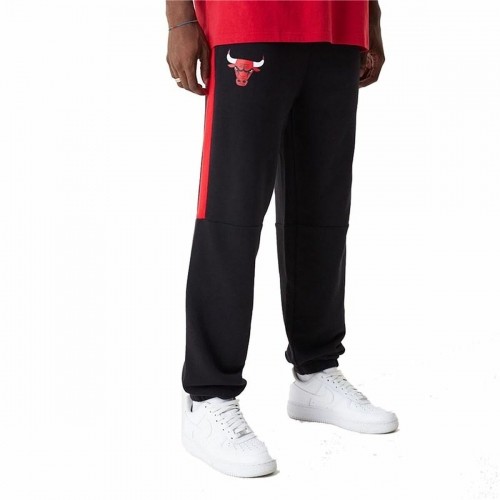 Adult Trousers New Era NBA Colour Block Chicago Bulls Black Men image 1