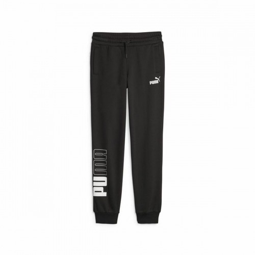 Children's Tracksuit Bottoms Puma Power Colorblock Black image 1