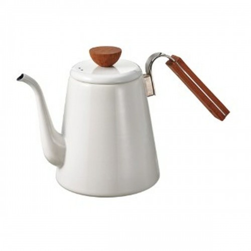 Teapot Hario BDK-80-W White Wood Stainless steel 0,8 L image 1