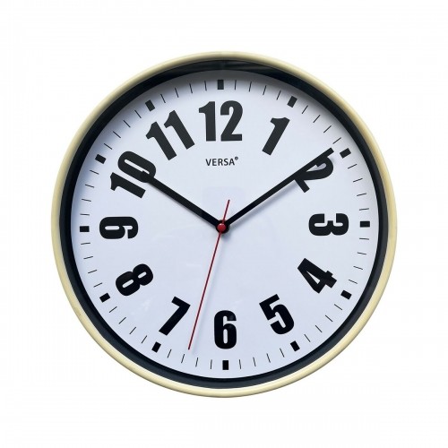 Настенное часы Versa Белый Пластик 4 x 30 x 30 cm image 1