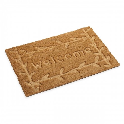 Doormat Versa Welcome Floral Coconut Fibre 40 x 2 x 60 cm image 1