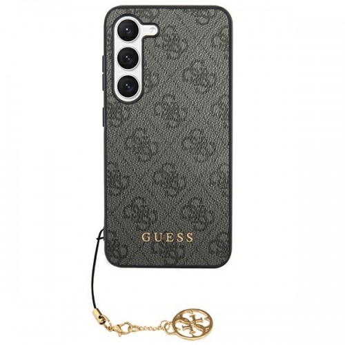 Guess GUHCS24LGF4GGR S24 Ultra S928 czarny|black hardcase 4G Charms Collection image 1