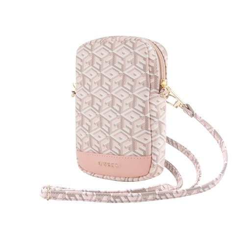 Guess PU G Cube Wallet Phone Bag Zipper Pink image 1