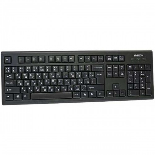 Клавиатура A4 Tech KR-85 Чёрный Английский EEUU QWERTY image 1