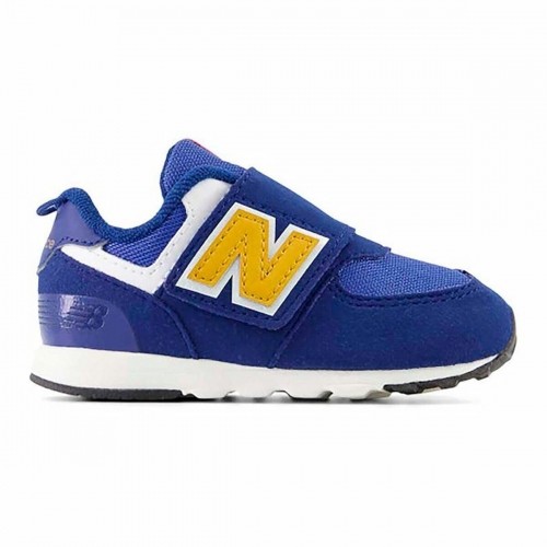 Bērnu Ikdienas Apavi New Balance 574 New-B Hook Loop Zils image 1