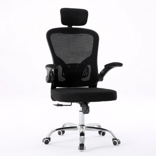 Top E Shop Topeshop FOTEL DORY CZERŃ office/computer chair Padded seat Mesh backrest image 1