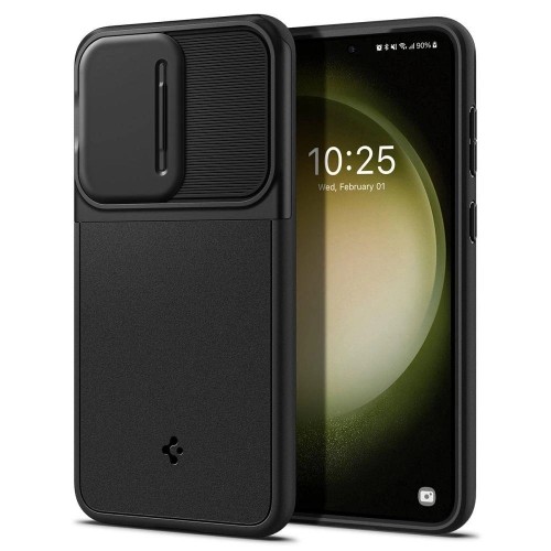 Samsung Spigen OPTIK ARMOR GALAXY S23 BLACK image 1