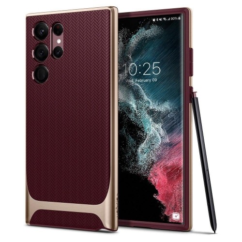 Samsung Spigen NEO HYBRID GALAXY S22 ULTRA BURGUNDY image 1