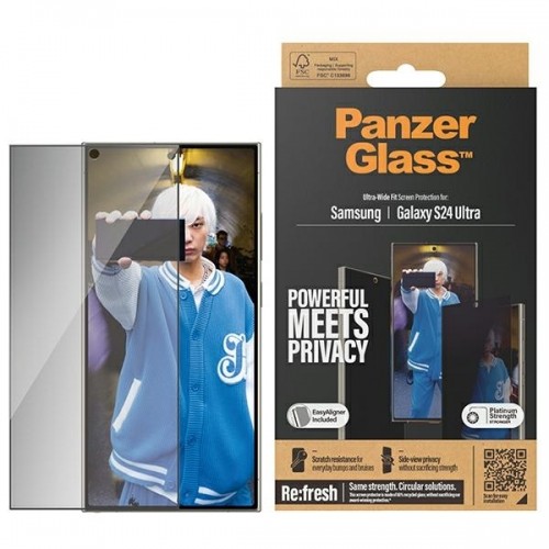 PanzerGlass Ultra-Wide Fit Sam S24 Ultra S928 Privacy Screen Protection Easy Aligner Included P7352 image 1