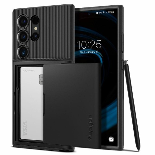 Spigen Slim Armor CS Sam S24 Ultra S928 czarny|black ACS07306 image 1