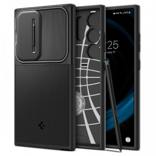 Spigen Optik Armor Sam S24 Ultra S928 czarny|black ACS07313 image 1