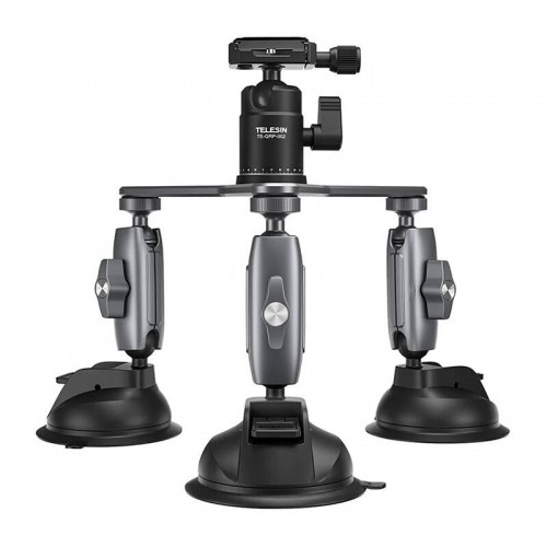 TELESIN Three-Arm Suction Mount - TE-TSB-001 image 1