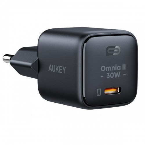 Wall Charger Aukey PA-B1L Black Black 30 W image 1