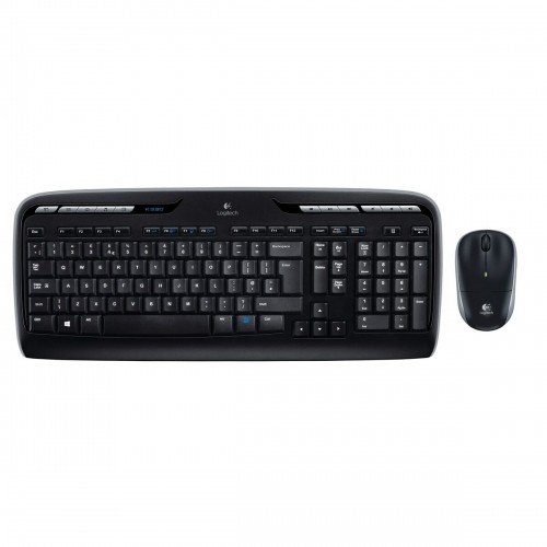 Клавиатура Logitech Wireless Combo MK330 Чёрный Qwerty US image 1