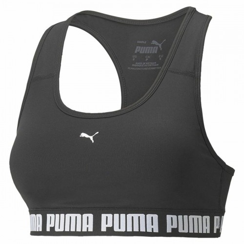 Спортивный бюстгальтер Puma Mid Impact Puma Stro Чёрный image 1