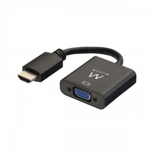 HDMI uz VGA ar Audio Adapteris Ewent EW9864 0,23 m Melns image 1